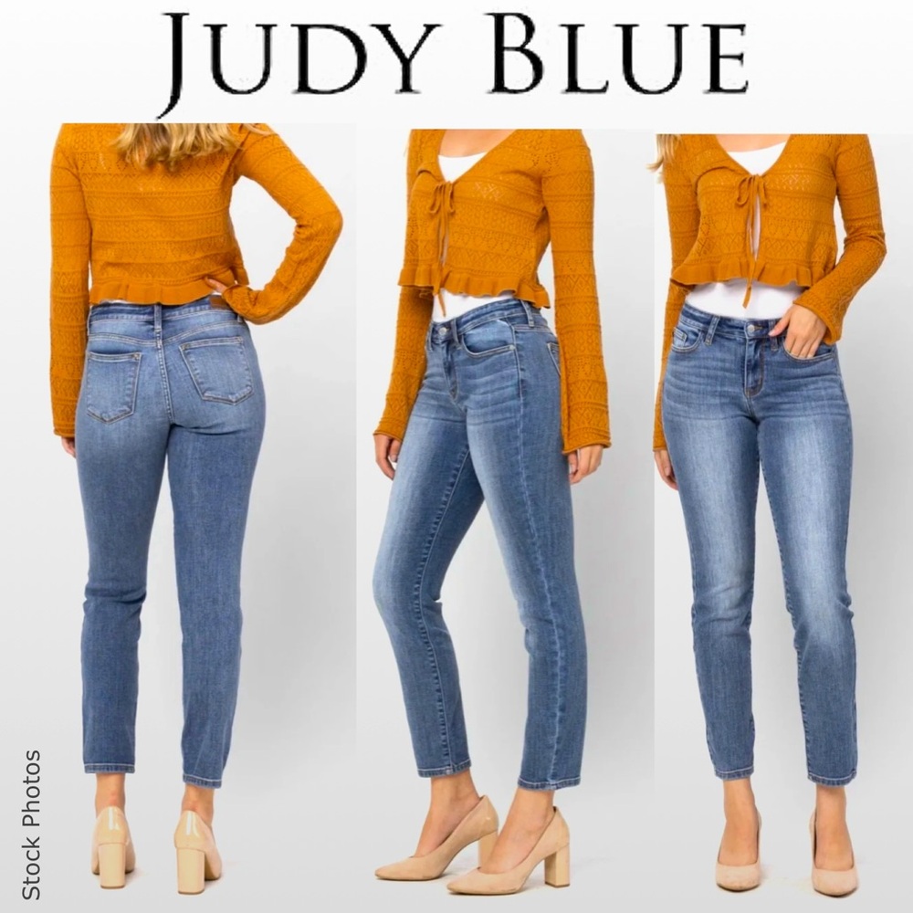 NWT Judy Blue Instant Classic Slim Fit Jeans JB82180 (7/28) - Picture 14 of 15
